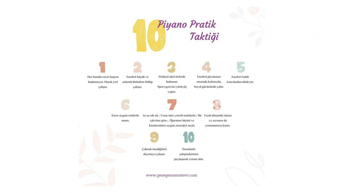 PİYANO ÇALIŞIRKEN KULLANACABİLECEĞİNİZ 10 STRATEJİ